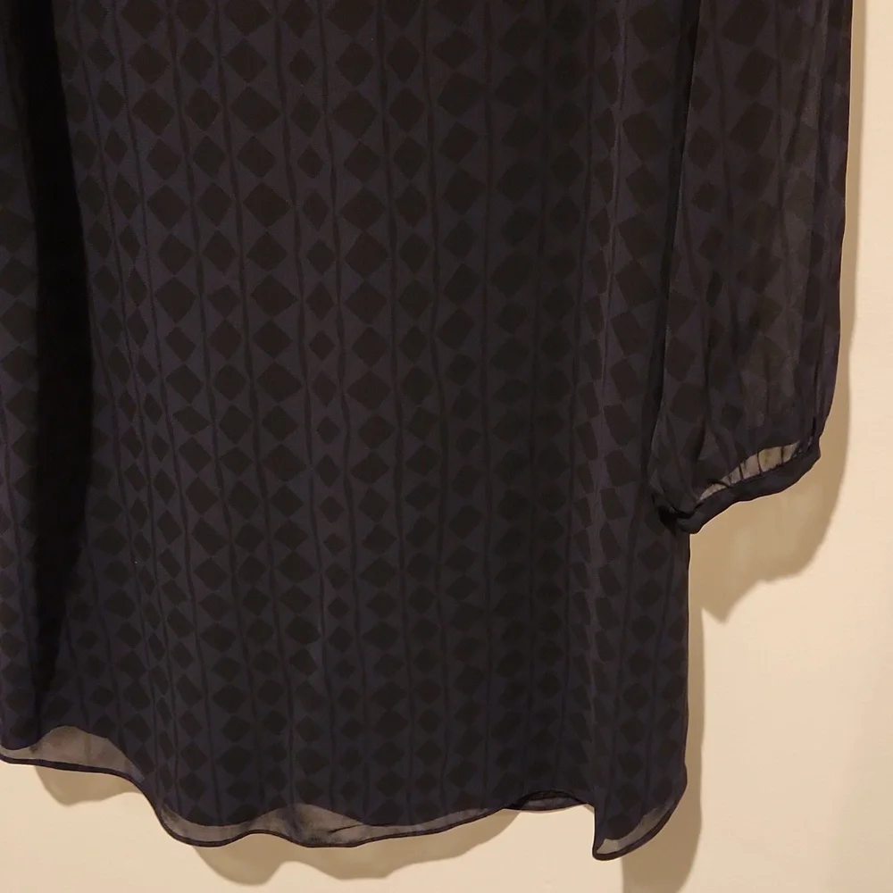 ❤️ CABI DIAMOND PRINT HARLEQUIN TUNIC SHIFT DRESS, XS - Picture 5 of 9